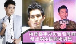 隐婚男星爆料视频大全,娱乐圈背后的婚姻真相